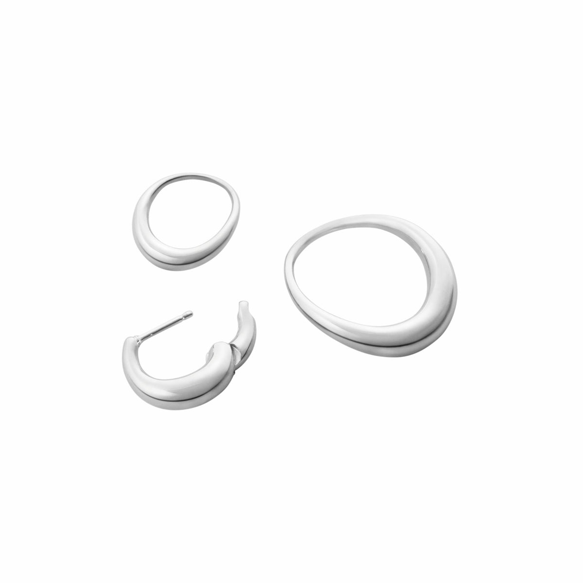 Offspring Medium Earrings in Sterling Silver