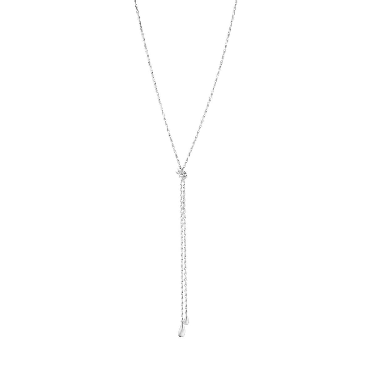Reflect Lariat Necklace Sterling Silver
