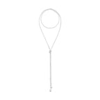 Reflect Lariat Necklace Sterling Silver